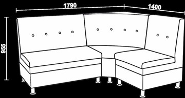 Кухонный угловой диван Нео КМ-05 ДУ в Хабаровске - предосмотр 2